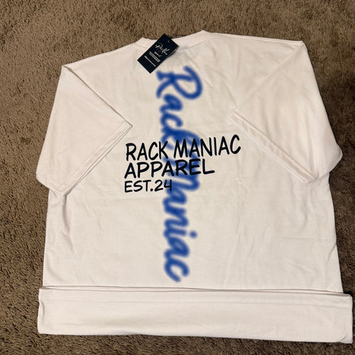 White and Blue RackManiac staple set