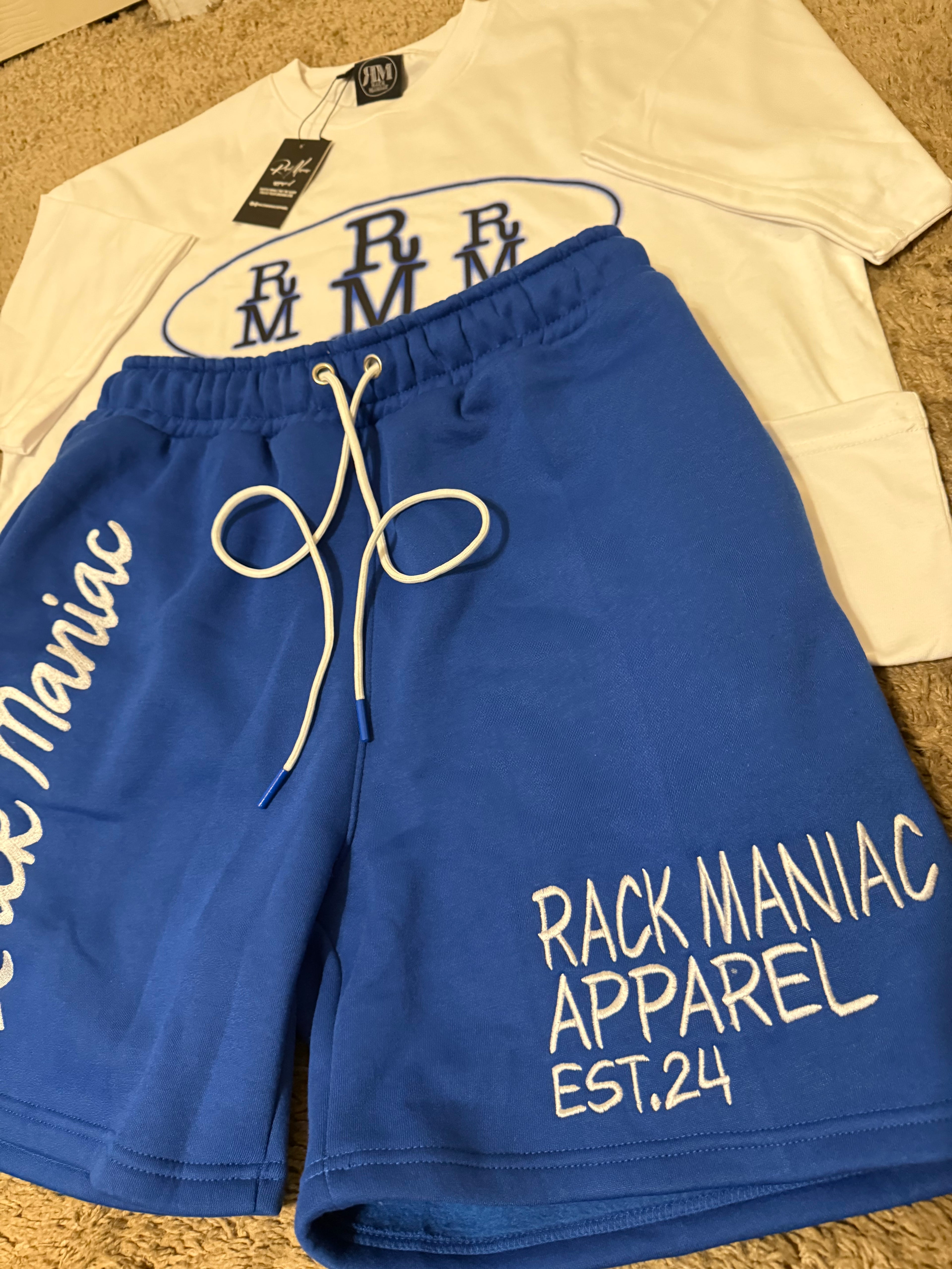 White and Blue RackManiac staple set
